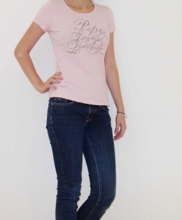 Pepe Jeans, T-Shirt, Gr. M, rosa, kurzarm, Alltag, süß, legere, Sommer