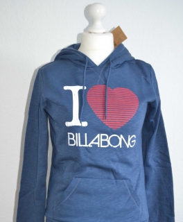 Hoodie Kapuzen Pullover von Billabong Blau Gr. M Neu