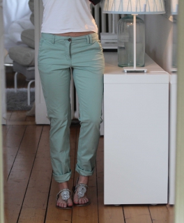 grüne h&m - hose 