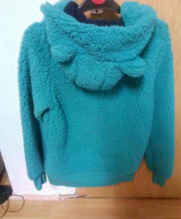 Warme Übergangsjacke, Türkis, gr. M/42