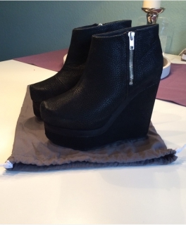 Stiefeletten Kroko Plateau ankleboots Bootes Musthave Trend