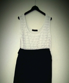 Schwarz - Weiß Kleid