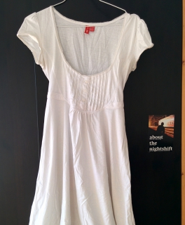 weißes Sommerkleid, edc, S 36/38