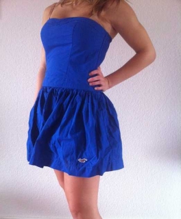 Hollisterkleid Kleid Dress Blau Size M Hollisterco