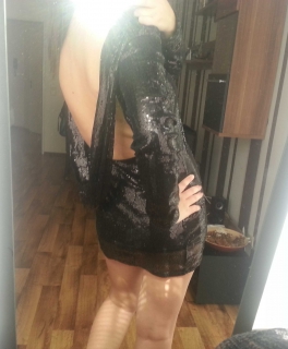 Super Sexy Pailletten Kleid