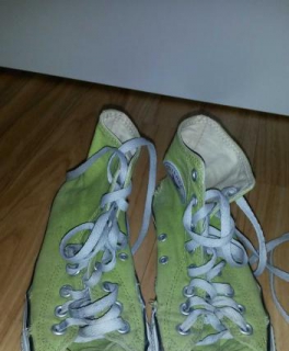 grüne Chucks von Converse