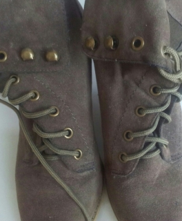 Primark Schnürstiefeletten braun