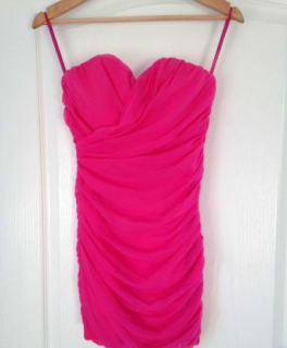 pinkes Barbiekleid Barbie Party Silvester kurz mini von Asos