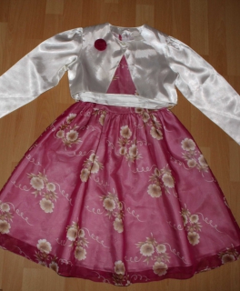 Festliches Kleid mit Bolero Gr. 140 Einschulungskleid Festkleid