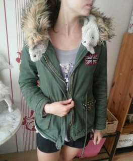 Schöne warme Winterjacke