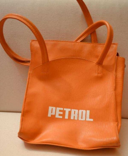 Petrol Handtasche in Orange