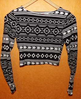 bauchfreies Azteken-Oberteil