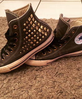 Converse Chucks Grau Nieten 37
