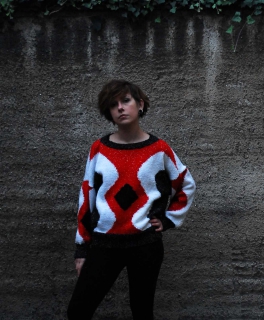 True Vintage Oversize Pullover Muster