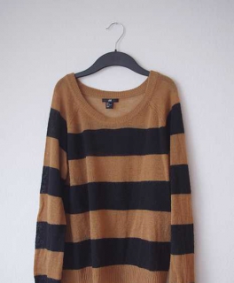 Pullover gestreift