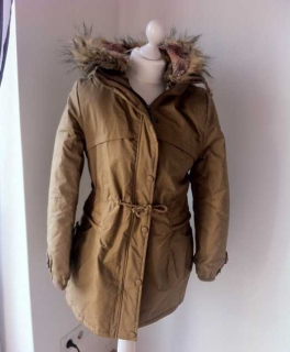 Winterjacke Parka Camel