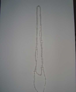 Weiße Kette ca. 73 cm