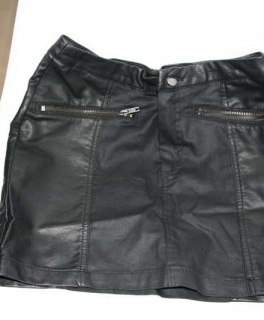 Toller schwarzer Lederrock! Super Zustand!