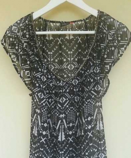 Bluse Only Gr.40 schwarz-weiß Neu