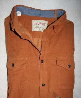 Esprit Hipster Cordhemd in Okker, Gr: L, Neuwertig! 