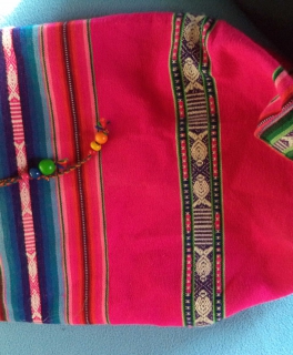 Pinker Hippie Rucksack