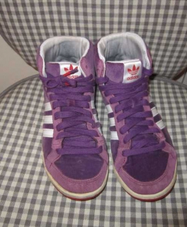 Adidas Originals Lila Velvet Sneaker High Top Schuhe Skater