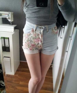 Vintage High Waist Shorts 34 - 36