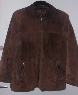 Echtlerder Lederjacke in Braun