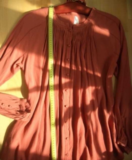 Oversized Bluse von Pepe in orange, rostrot