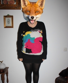 Rütme Pullover mit Eichhörnchen
