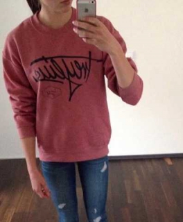 rot melierter Treylius Sweater