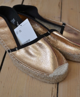 H&M Espadrilles Rosé Gold 40 NEU 