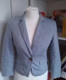 Schöner Kurzblazer, eisblau