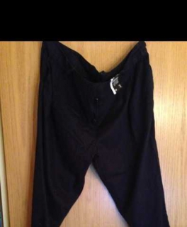 Chino in Größe 46 dunkelblau