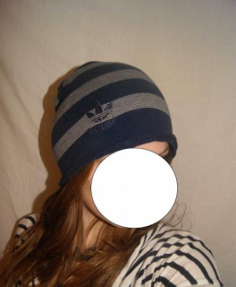 Mütze Adidas dunkelblau Beanie