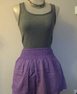 High Waist Rock Lila Gr. XS 