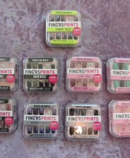 9 mal Fing'rs Prints 24 Press-On Nails