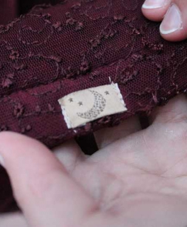 Chapati Alltag Berlin Samt Jacke Samtjacke Hippie Goa Elfe Weinrot Größe S/M 38 40