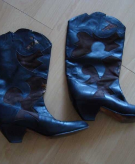 Stiefel Vintage 70er 80er Jahre dunkelbraun Gr. 37, Blogger, Boho Vintage Ethno