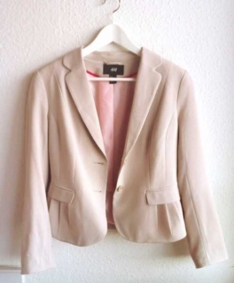 Schicker cremefarbener Blazer