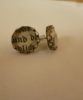 Tolle DIY-Ohrstecker im Vintage-Stil