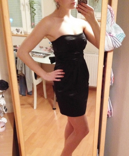 schickes Satainkleid!