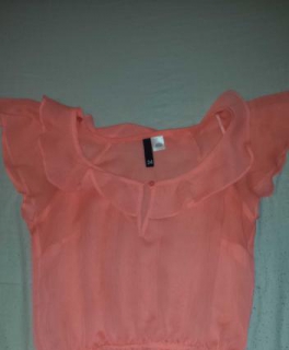 H&M Shirt in der Farbe Neon orange