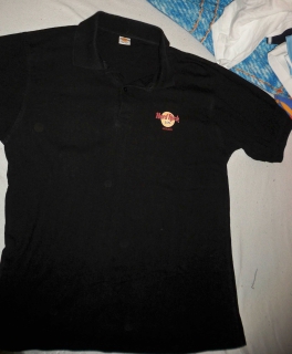 Hard Rock Café Poloshirt Schwarz Heidelberg XL Polo