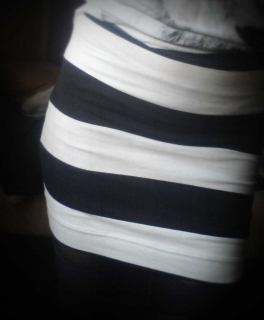 Rock Gestreift H&M Basic