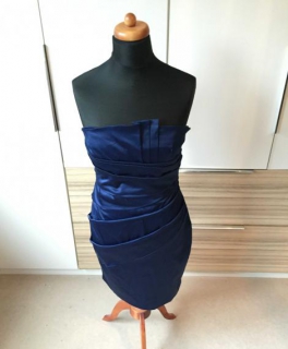 Blaues Asos Cocktailkleid Größe 44