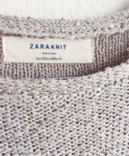 Glitzerpullover Zara *NEUWERTIG*