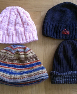 4 x Mützen Wintermützen rosa schwarz mckinley bunt, schwarz grau