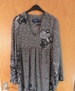 seidiges Mexx Tunika-Kleid 100% SEIDE