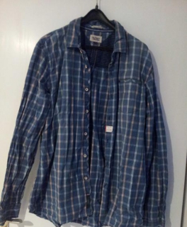 Hilfiger Herren Freizeithemd mit Etikett